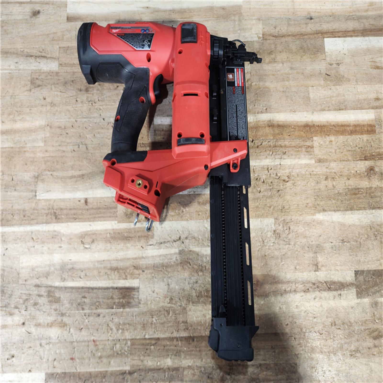 HOUSTON LOCATION - AS - IS Milwaukee FUEL 18-Volt Lithium-Ion Brushless Cordless Gen II 18-Gauge Brad Nailer (Tool-Only)