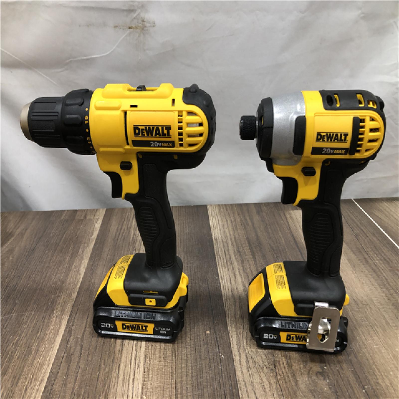 AS-IS DEWALT 20V MAX Cordless Drill/Impact 2 Tool Combo Kit