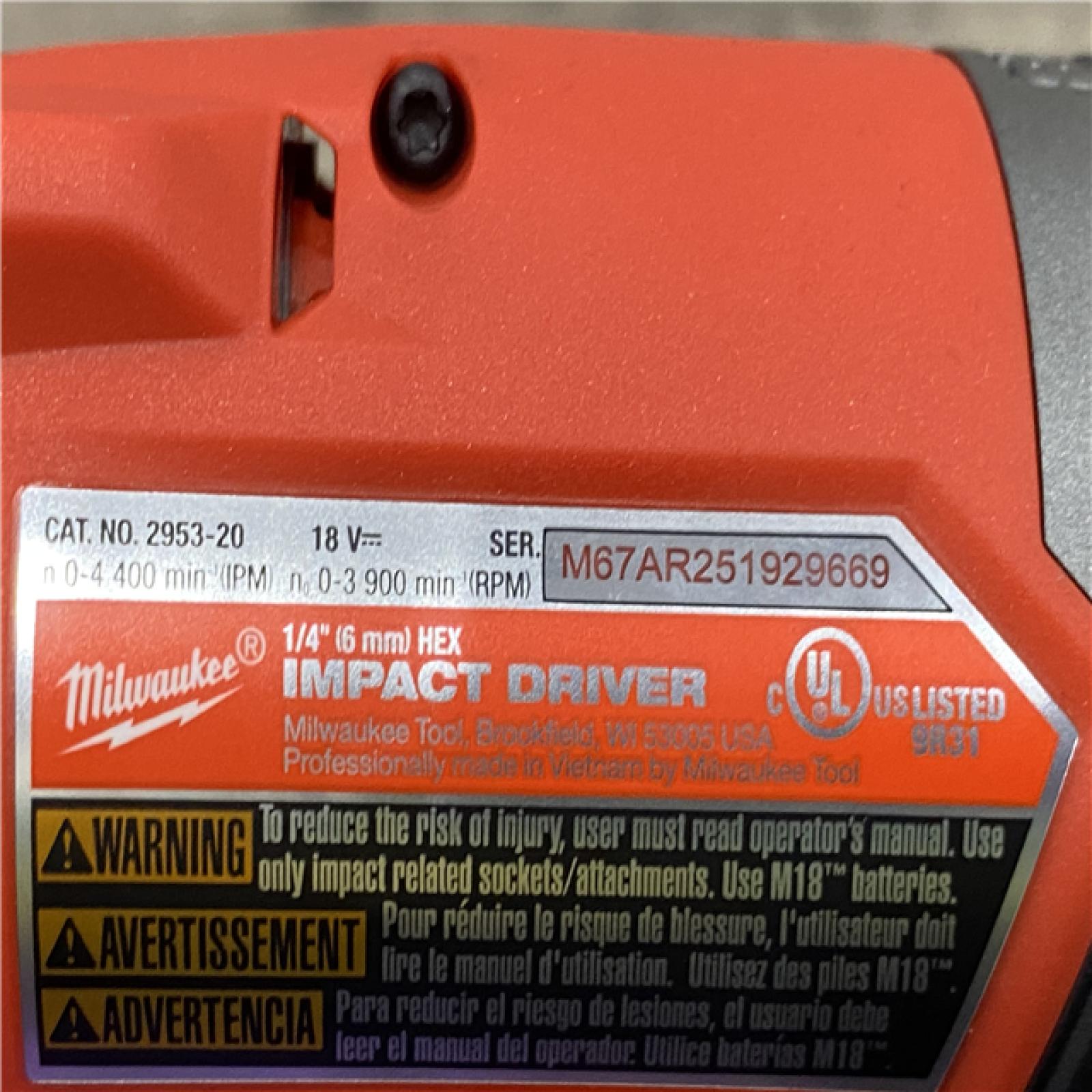 AS-IS Milwaukee FUEL 18V Lithium-Ion Brushless Cordless Hammer Drill and Impact Driver Combo Kit