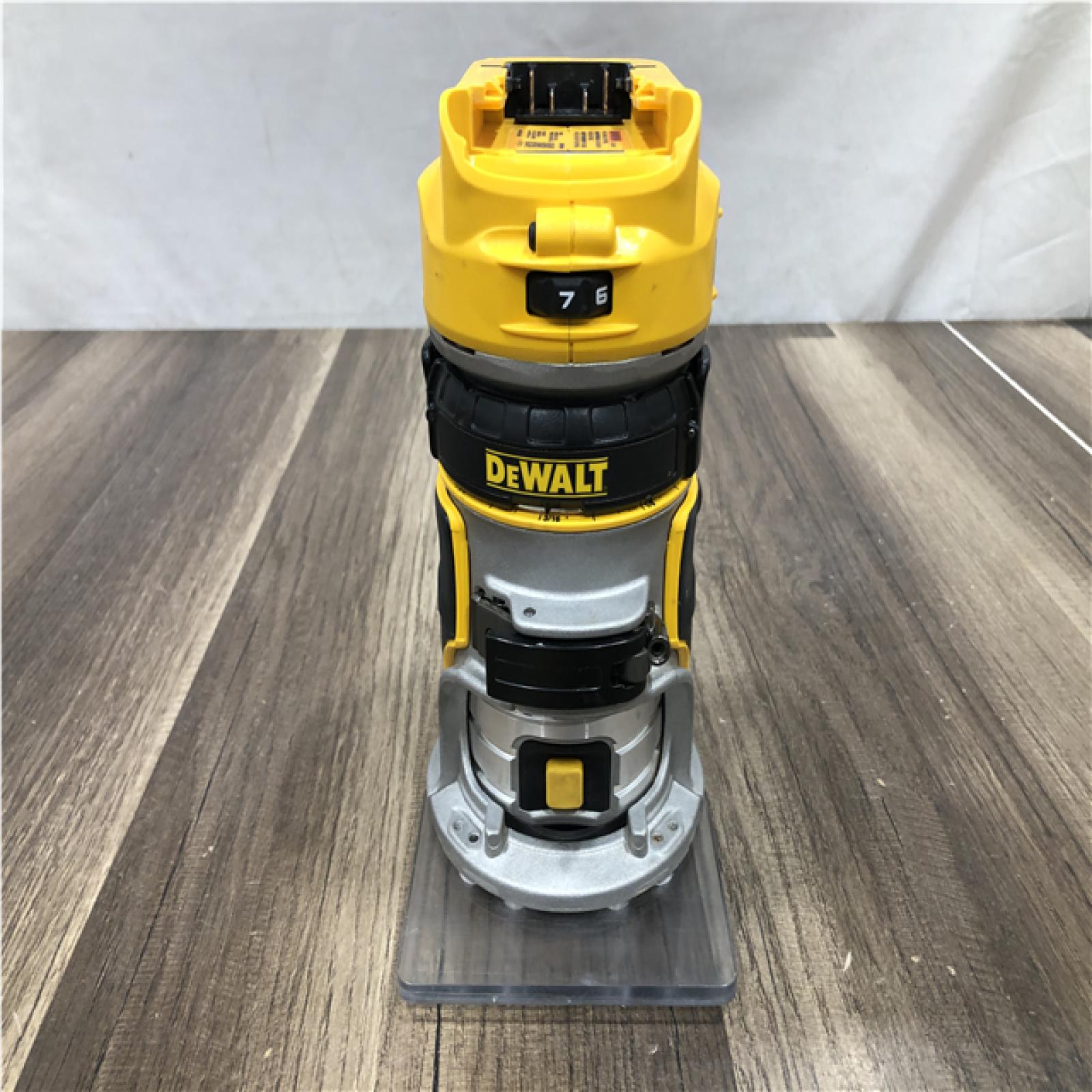 AS-IS DEWALT 20V MAX XR Cordless Brushless Fixed Base Compact Router (Tool Only)