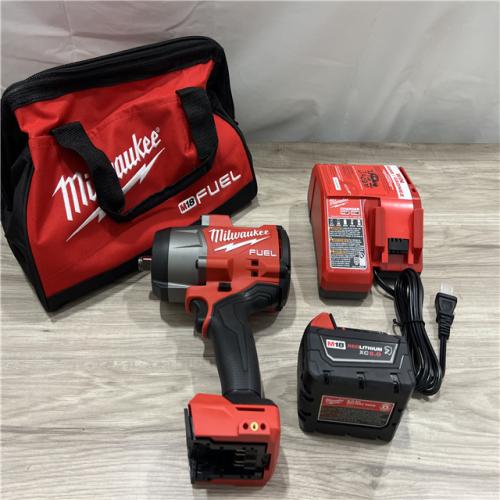 AS-IS Milwaukee FUEL 18V Lithium-Ion Brushless Cordless 1/2 in. Impact Wrench w/Friction Ring Kit