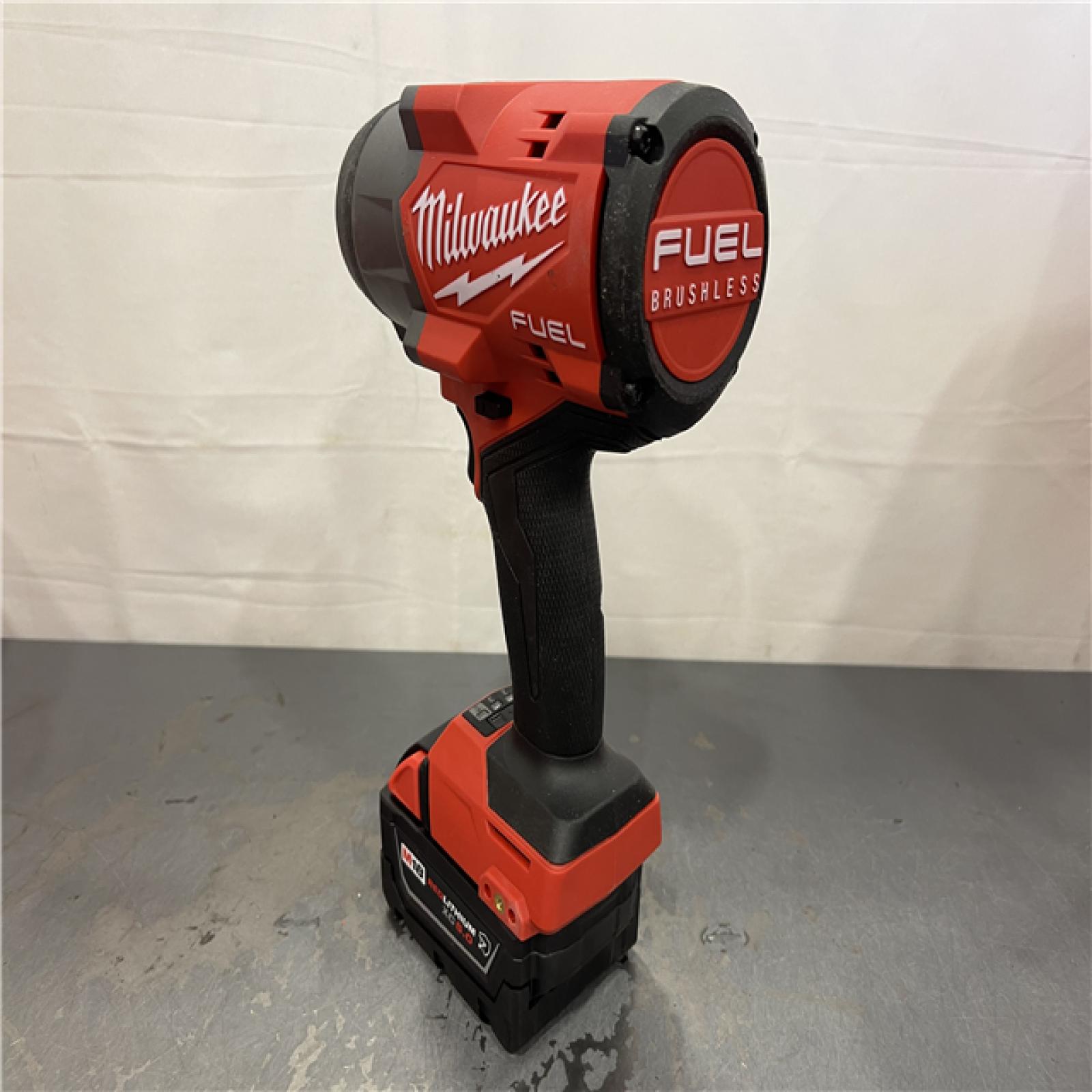 AS-IS - Milwaukee M18 FUEL 18V Lithium-Ion Brushless Cordless 1/2 in. Impact Wrench w/Friction Ring Kit