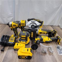 AS-IS  Dewalt 20-Volt MAX ToughSystem Lithium-Ion 6-Tool Cordless Combo Kit