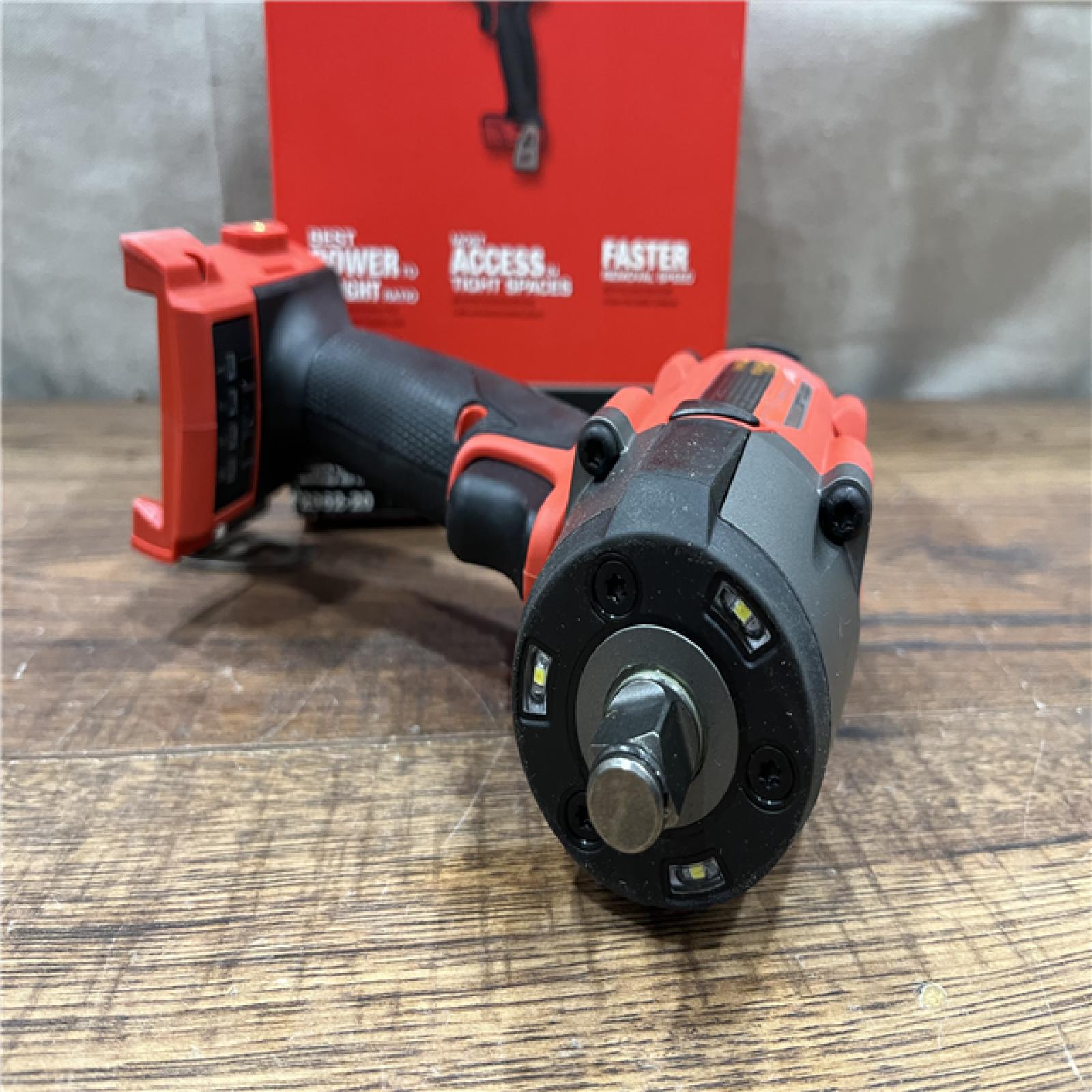 AS-IS Milwaukee M18 18V Fuel 1/2  Mid-Torque Impact Wrench Cordless Lithium-Ion Brushless with Friction Ring 2962-20