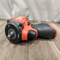 AS-IS- Milwaukee M12 FUEL M12 3/8 in. Cordless Brushless High Torque Impact Wrench (Tool-Only)