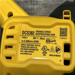 AS-IS DEWALT 20V MAX Cordless Brushless Reciprocating Saw (Tool Only)
