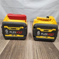 AS-IS - DEWALT FLEXVOLT 20V/60V MAX Lithium-Ion 6.0Ah Battery Pack (2 Pack)