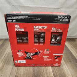 NEW- Milwaukee FUEL 18-Volt Lithium-Ion Brushless Cordless 4-1/2 in./5 in. Grinder W/Paddle Switch (Tool-Only)