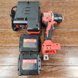 AS-IS Milwaukee M18 Lithium-Ion Brushless Cordless Compact Drill/Driver Kit