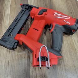 AS-IS MILWAUKEE FUEL 18-Volt Lithium-Ion Brushless Cordless 18-Gauge 1/4 in. Narrow Crown Stapler (Tool-Only)