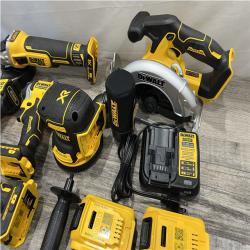 AS-IS DEWALT 20-Volt MAX ToughSystem Lithium-Ion 6-Tool Cordless Combo Kit