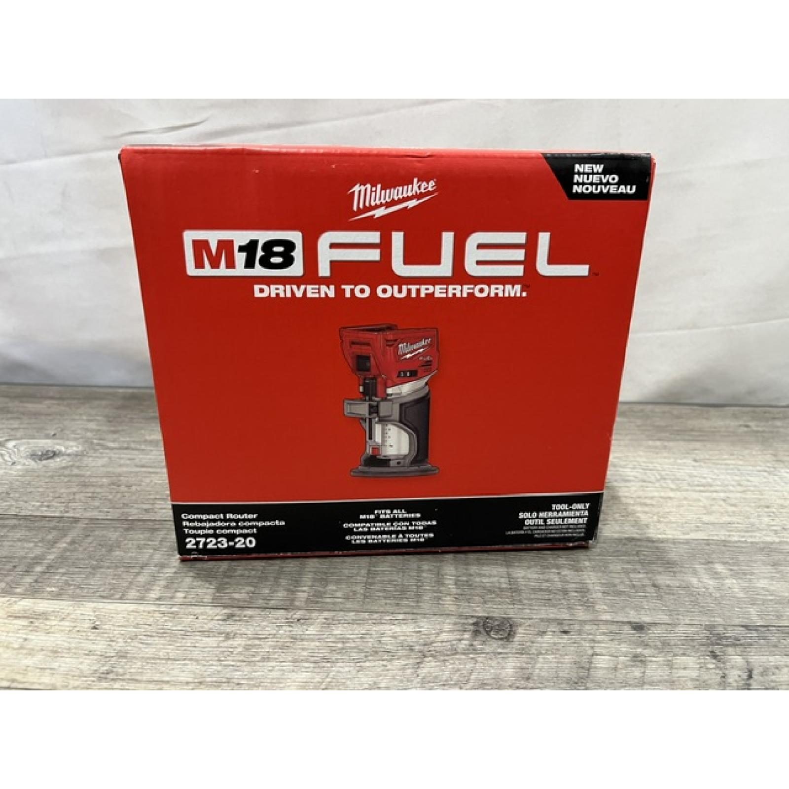 NEW - Milwaukee FUEL 18V Lithium-Ion Brushless Cordless Compact Router (Tool-Only)