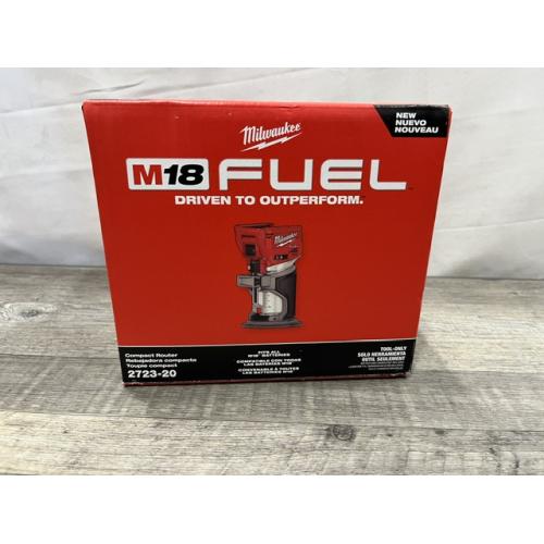 NEW - Milwaukee FUEL 18V Lithium-Ion Brushless Cordless Compact Router (Tool-Only)