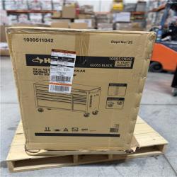 DALLAS LOCATION - AS-IS HUSKY 52IN 10DRAWER WORKBENCH GLOSS BLACK