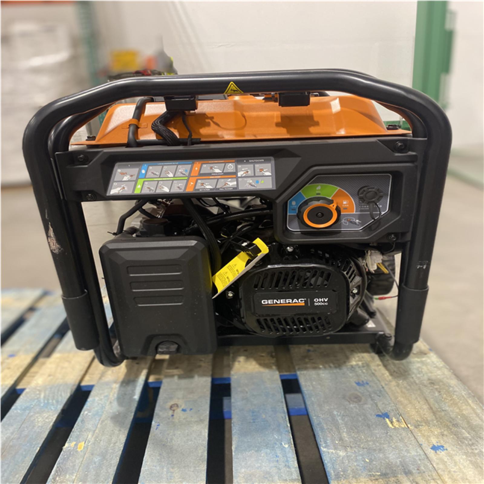 Dallas Location - As-Is Generac 12500/9500-Watt Electric Start Tri Fuel Portable