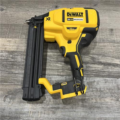 AS-IS DEWALT 20V MAX XR Lithium-Ion Electric Cordless 18-Gauge Brad Nailer (Tool Only)