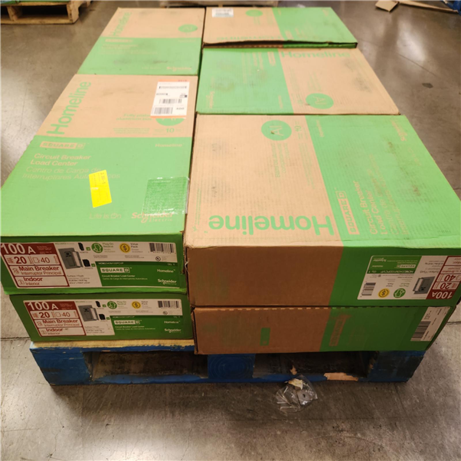 Phoenix NEW Square D Homeline 100 Amp 20-Space 40-Circuit Indoor Main Breaker Plug-On Neutral Load Center with Cover(HOM2040M100PCVP) (RV: $1 1700