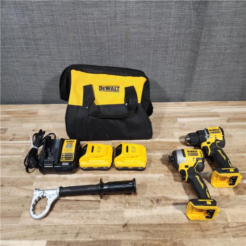 HOUSTON LOCATION - AS-IS DEWALT 2 TOOL COMBO KIT W/ (2) BATTERY & CHARGER