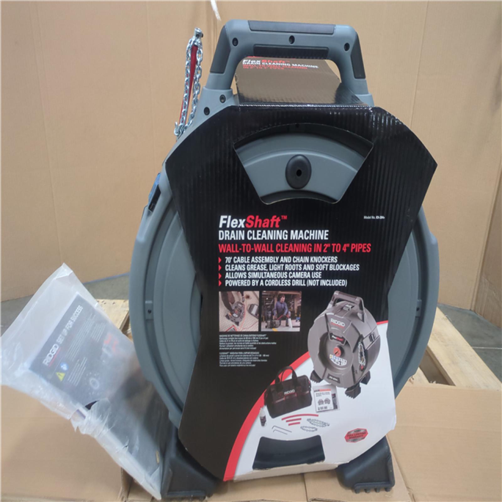 California AS-IS Ridgid FlexShaft Drain Cleaning Machine