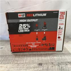 NEW - Milwaukee 12V Lithium-Ion XC High Output 5.0 Ah Battery Pack (2-Pack) Starter Kit with Charger