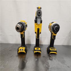 AS-IS- DEWALT 20V MAX Lithium-Ion Cordless 3-Tool Combo Kit