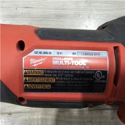 AS-IS Milwaukee FUEL 18V Lithium-Ion Cordless Brushless Oscillating Multi-Tool (Tool-Only)