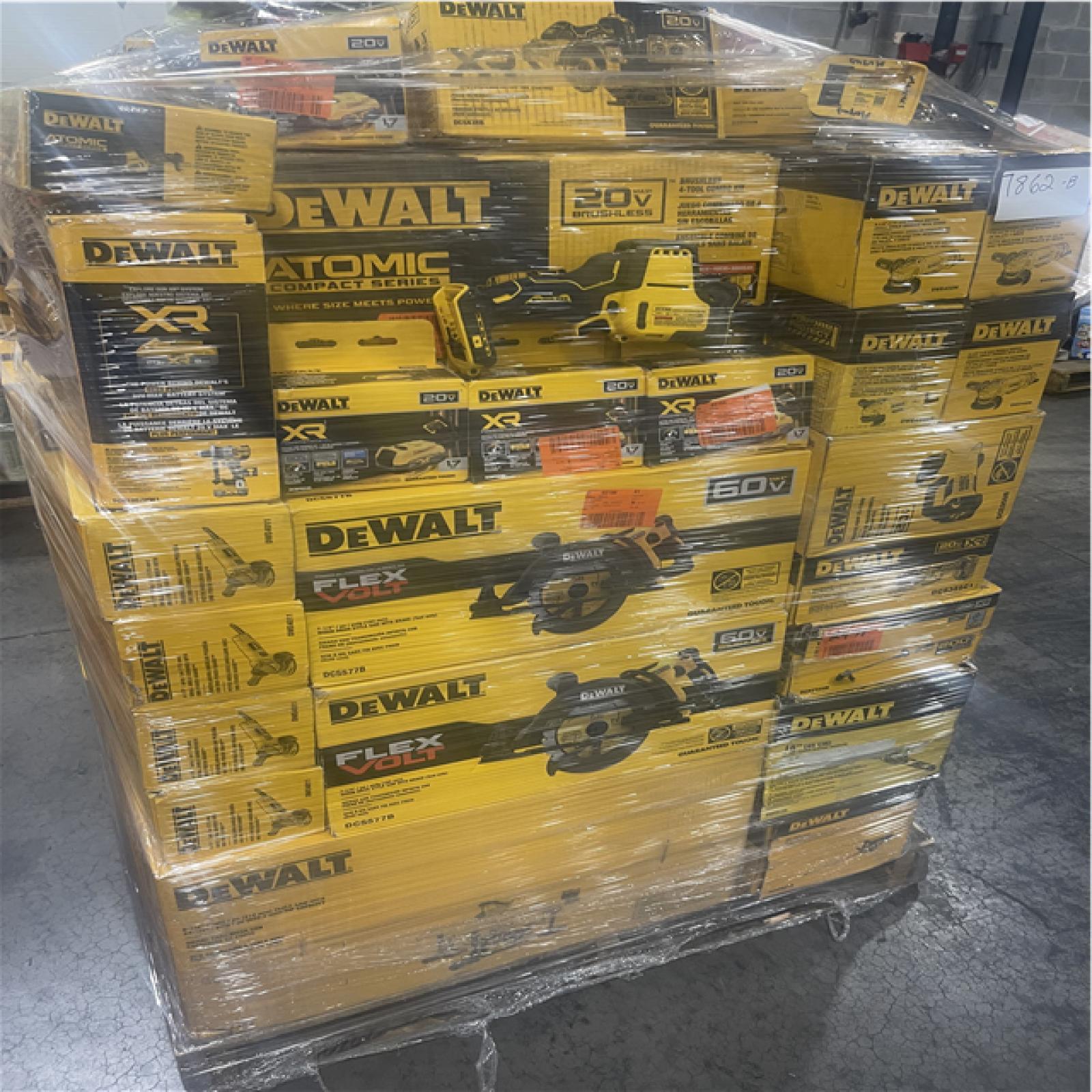 Pittston Location As-Is Power Tools Partial Truckload (12 Pallets) 7862-B