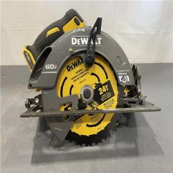 AS-IS - DEWALT FLEXVOLT 60V MAX Brushless 7-1/4 Sidewinder Circular Saw with Brake Kit