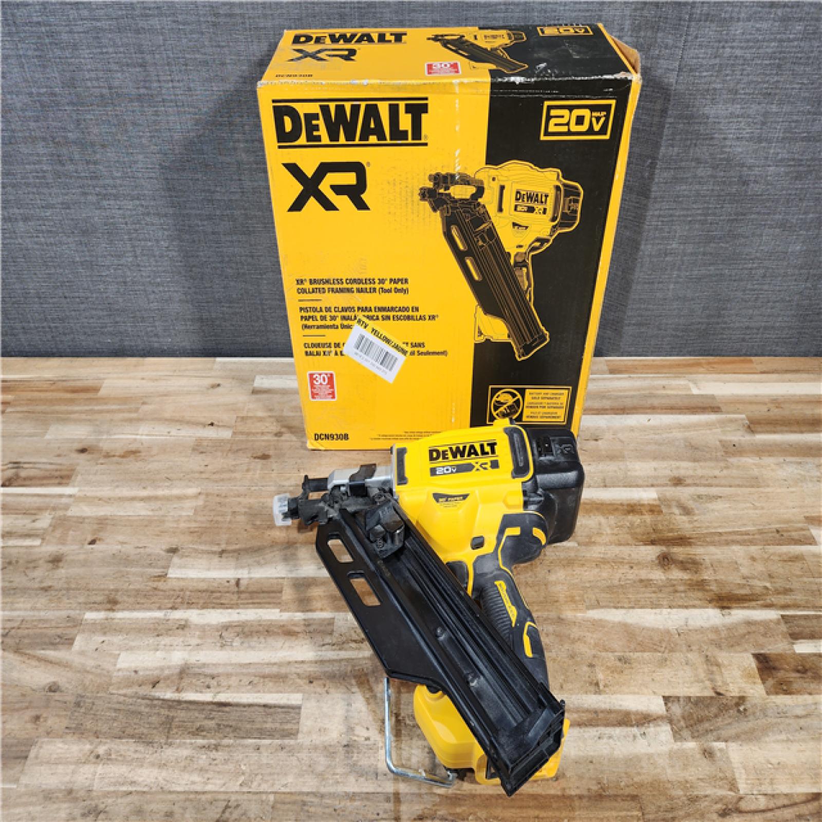 HOUSTON LOCATION - AS-IS DEWALT 20V 30 Degree Cordless Framing Nailer (Tool-Only)