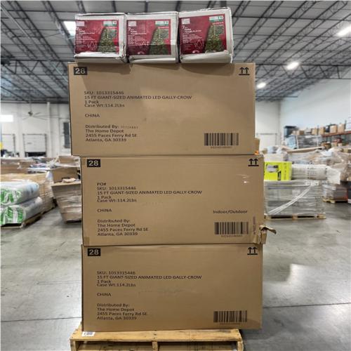 DALLAS LOCATION- AS-IS  MIXED CHRISTMAS TREE & HALLOWEEN DECORATIONS PALLET