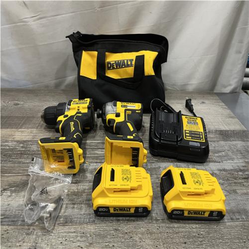 AS-IS DEWALT ATOMIC 20-Volt MAX Lithium-Ion Cordless Combo Kit
