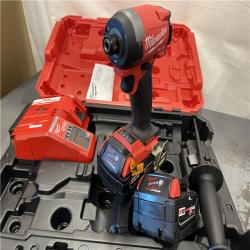 AS-IS - Milwaukee M18 FUEL 18-Volt Lithium Ion Brushless Cordless 1/4 in. Hex Impact Driver Kit