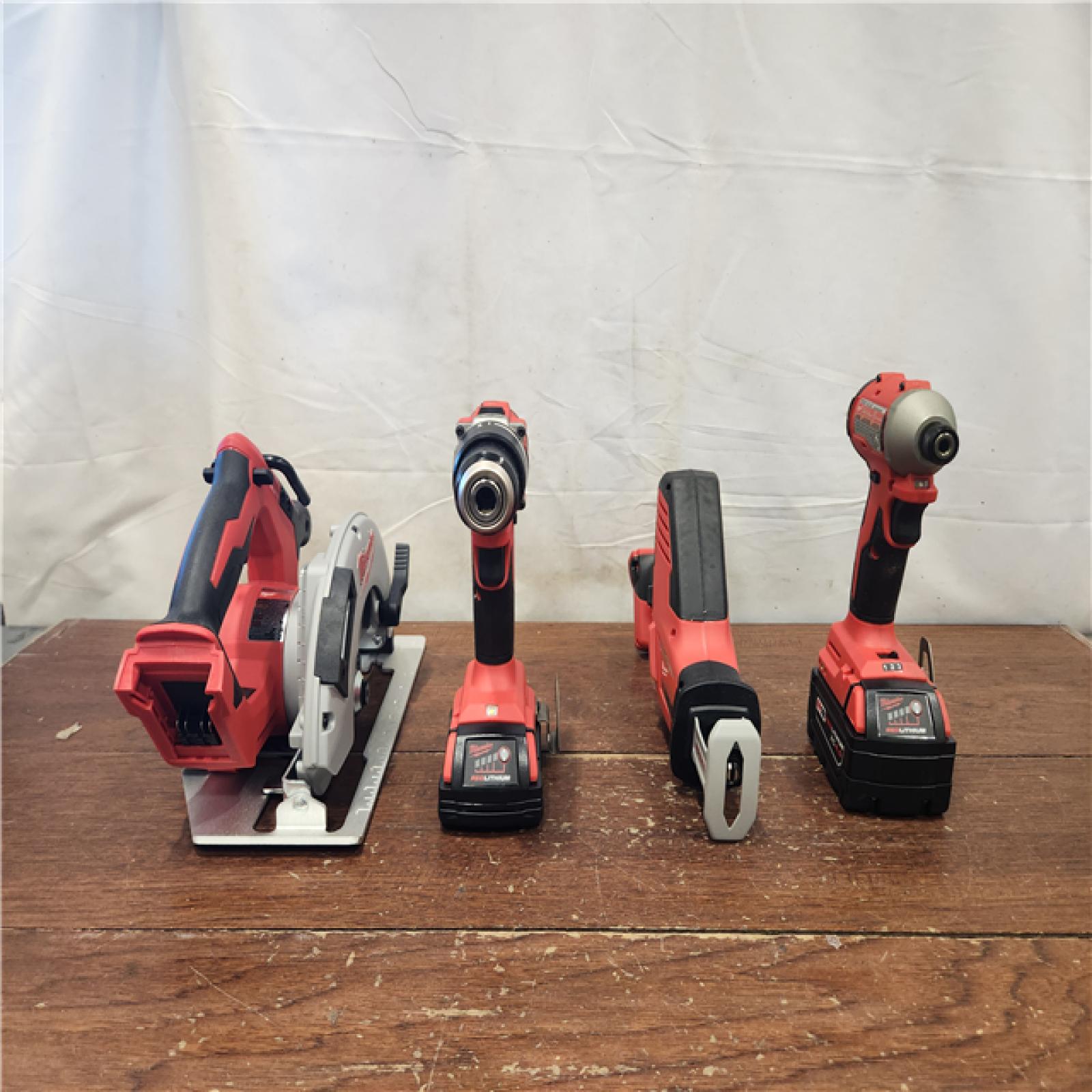 AS-IS- Milwaukee M18 4-Tool Combo Kit