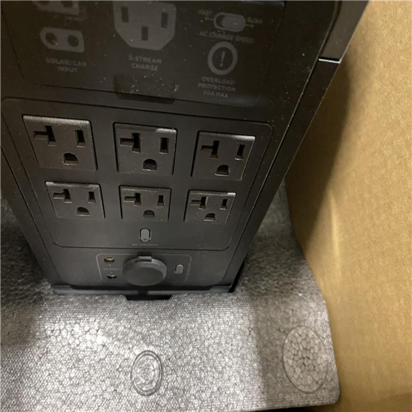 Dallas Location - As-Is EcoFlow Battery Generator DELTA 2 Max Solar Generator  2400W Output 2048Wh LFP Power Station for Home Backup Push-Button