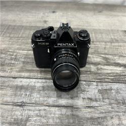 AS-IS Pentax ME Super Black – 50mm F2 Lens