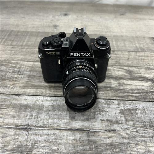 AS-IS Pentax ME Super Black – 50mm F2 Lens