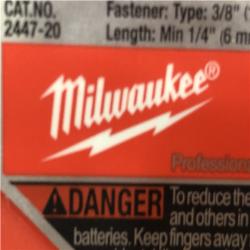 AS-IS Milwaukee 12-Volt Lithium-Ion Cordless 3/8 in. Crown Stapler (Tool-Only)