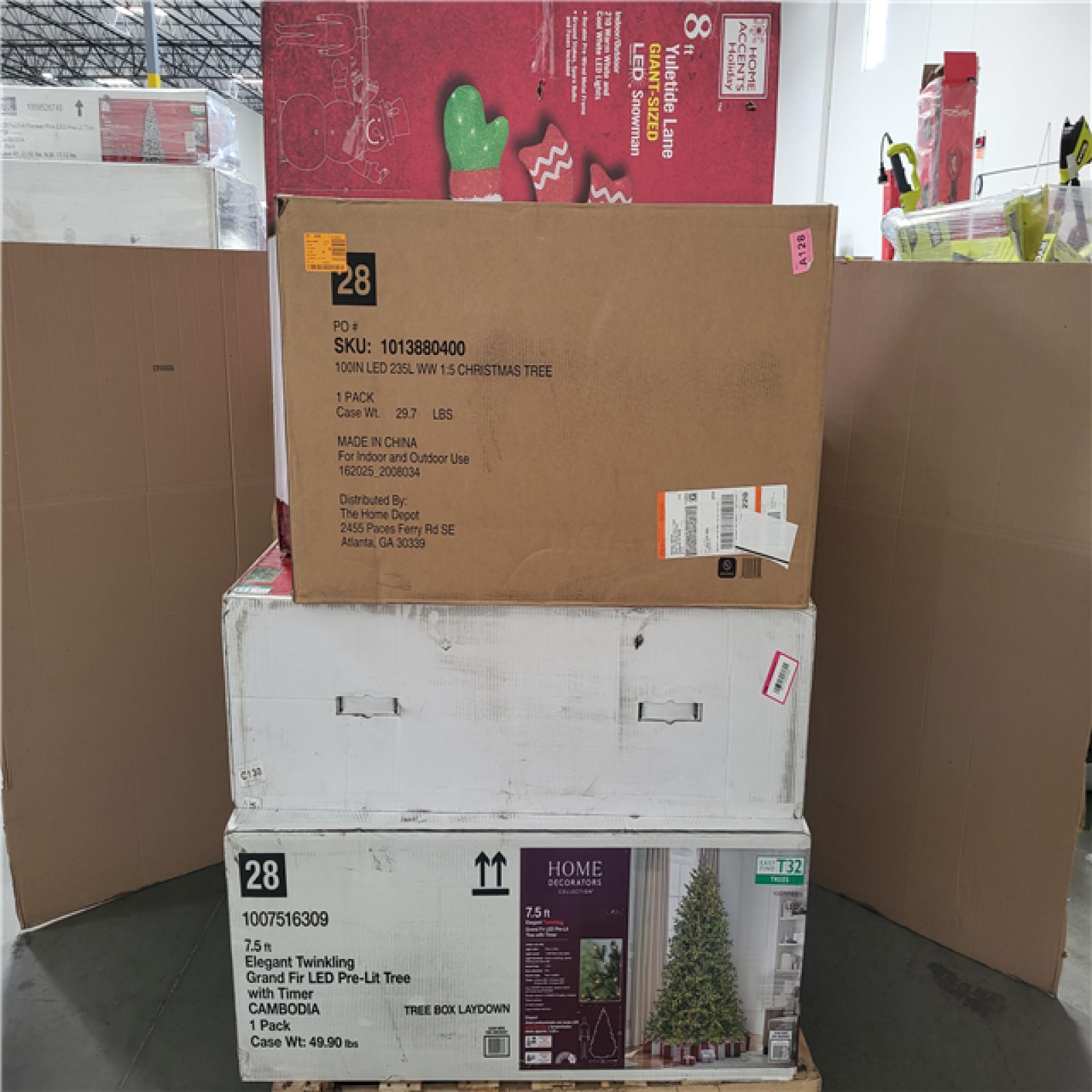 California AS-IS Holiday Pallet