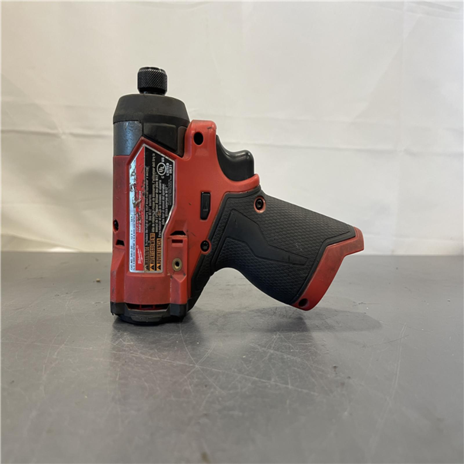 AS-IS - Milwaukee M12 FUEL 12V Lithium-Ion Brushless Cordless 1/4 in. Hex Impact Driver (Tool-Only)