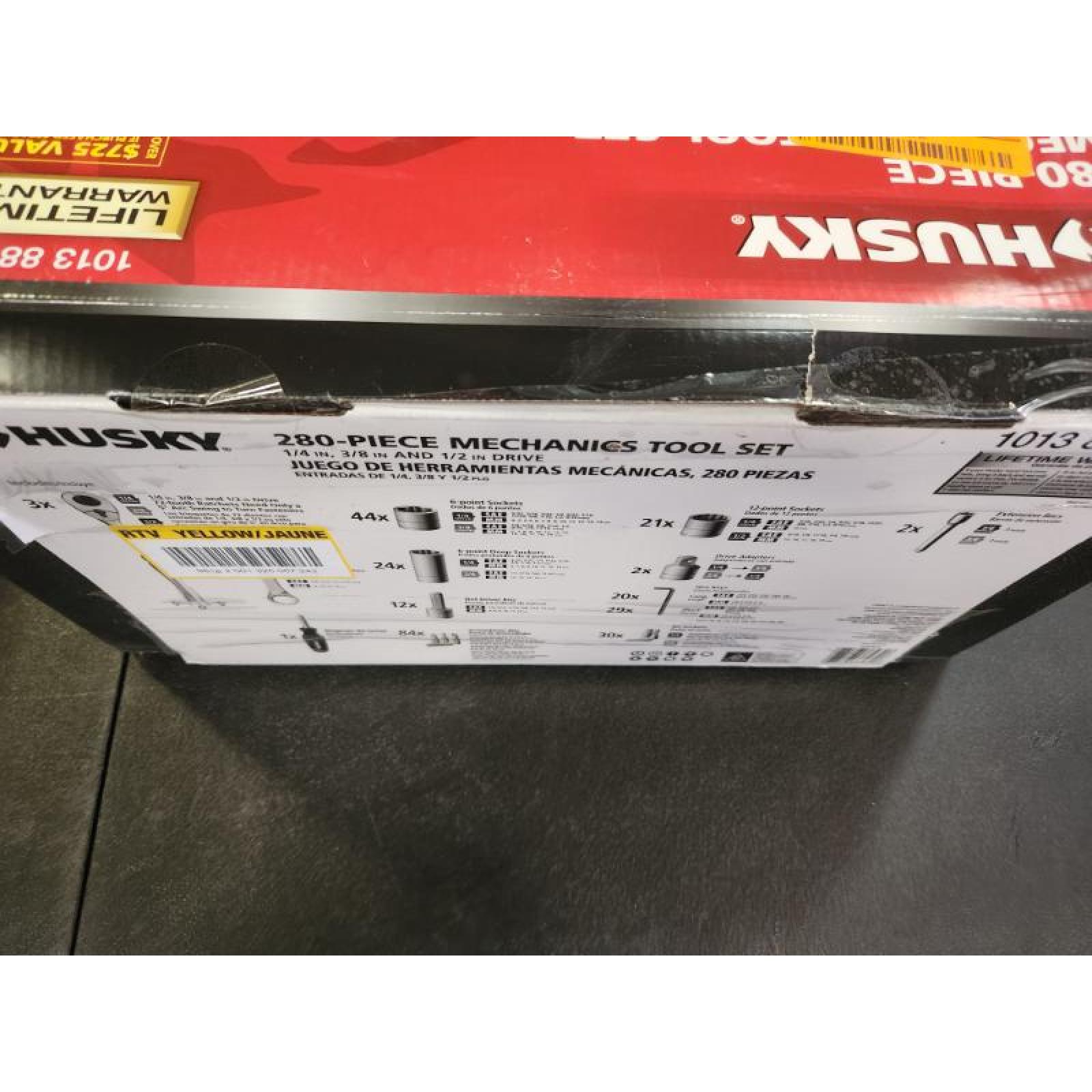 Phoenix NEW Husky 280-Piece SAE/Metric Mechanics Tool Set with Tool Box (SEALED)