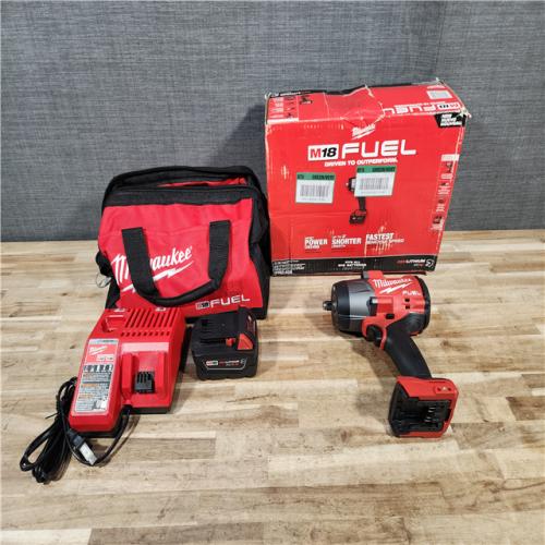 HOUSTON LOCATION - AS-IS Milwaukee FUEL 18V Lithium-Ion Brushless Cordless 1/2 in. Impact Wrench w/Friction Ring Kit