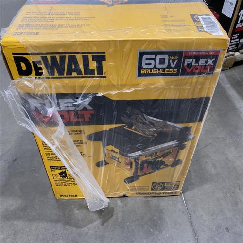NEW-  DeWALT 60V MAX FLEXVOLT 8-1/4-Inch Adjustable Table Saw (Tool Only)