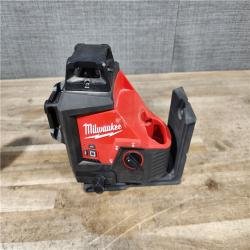 HOUSTON LOCATION - AS-IS Milwaukee-3632-21 M12 Green Beam Laser 360° 3-Plane Kit
