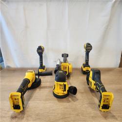 AS-IS- DEWALT 20V Lithium-Ion Cordless 6-Tool Combo Kit with 5.0 Ah and 2.0 Ah Batteries  Charger and Tough System 2.0 Rolling Toolbox