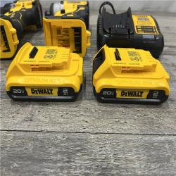 AS-IS DEWALT ATOMIC 20-Volt MAX Lithium-Ion Cordless Combo Kit
