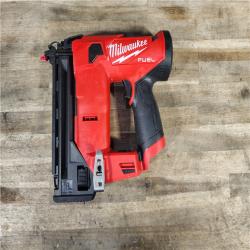 HOUSTON LOCATION - AS-IS M12 FUEL 12-Volt Lithium-Ion Brushless Cordless 18-Guage Compact Brad Nailer (Tool Only)