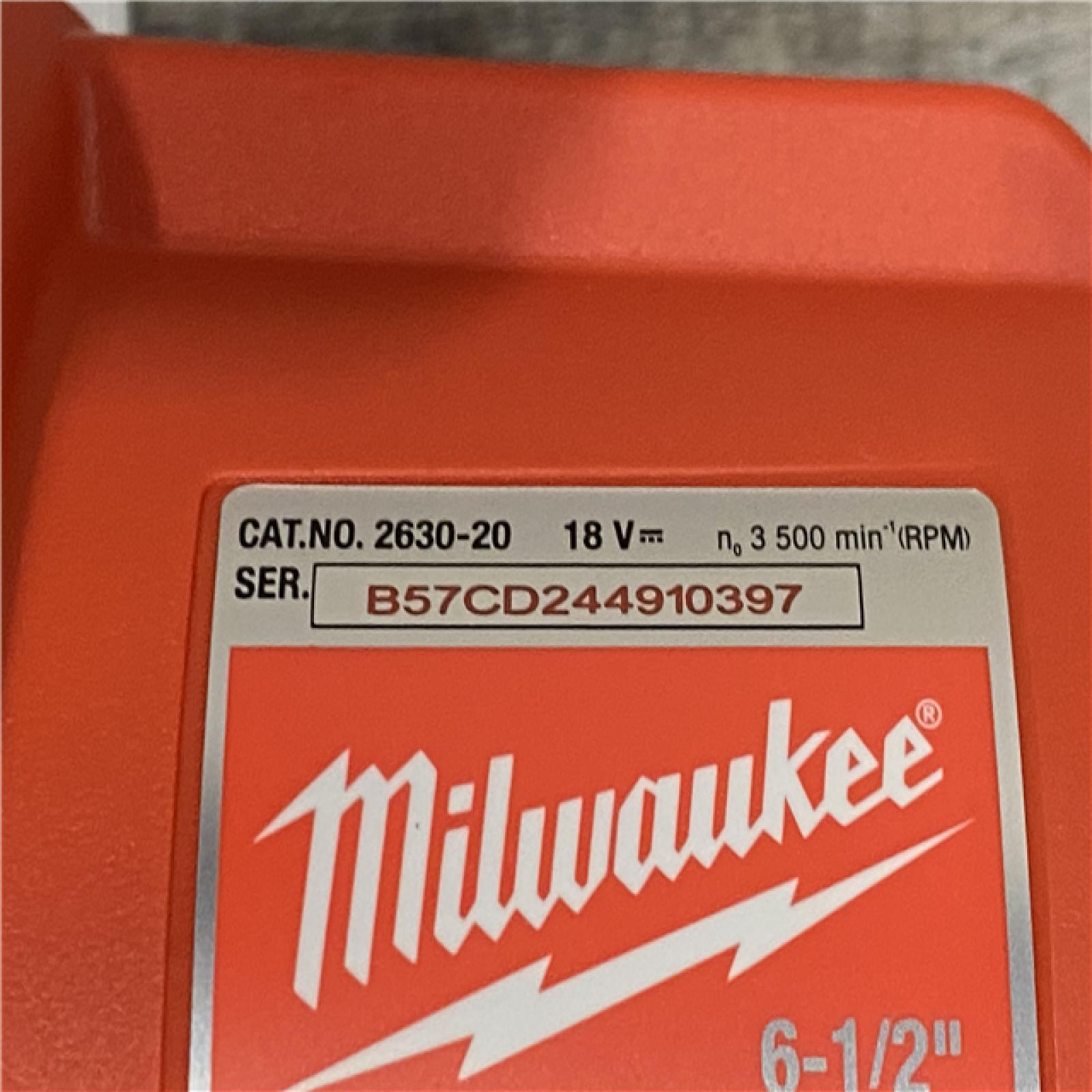 AS-IS Milwaukee 18V Lithium-Ion Cordless 6-1/2 in. Circular Saw (Tool-Only)