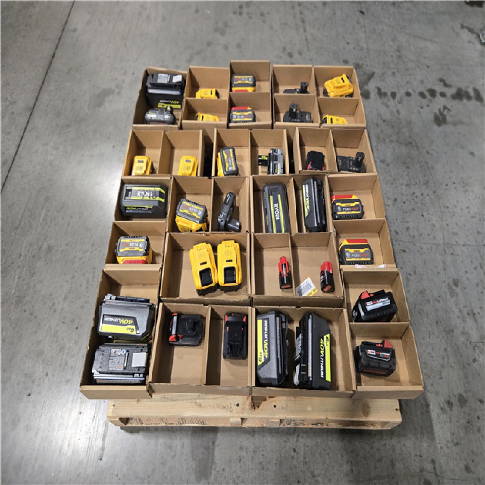 DALLAS LOCATION- AS-IS BATTERY PALLET