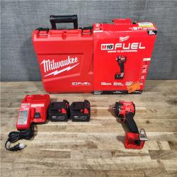 HOUSTON LOCATION - AS-IS (APPEARS LIKE NEW) MILWAUKEE 2855-22R 0.5 in. 18V Brushless Compact Impact Wrench with Friction Ring Kit