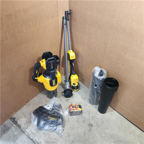HOUSTON Location-AS-IS-DEWALT 60V MAX 17 in. Cordless Battery Powered String Trimmer and Leaf Blower Combo Kit with (1) 3Ah Battery & Charger NEW!